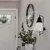 Rabalux Zidna lampa Azome, E27, 15W, H50cm, kabl 150cm, Crna