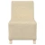 Modularna sofa bez naslona za ruke krem boje 55 cm, tkanina