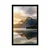 Plakat fascinantni sončni vzhod v gorah - 40x60 silver