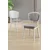Hanah Home set trpezarijskih stolica Nape 2 kom, siva tkanina Babyface, bele metalne noge