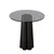 Hanah Home Klub sto Thales 50x50x50cm Tamnosivo-Crni