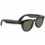 Ray-Ban Meta - Headliner (Standard) Smart Bluetooth Audio Glasses - Shiny Black, Polarized G15 Green