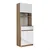 Hanah Home 2738 višenamenski ormarić s policama 60 × 180 × 42 cm, atlantski bor/bela