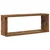 Zidne kockaste police 4 kom Staro drvo 60x15x23 cm
