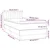 Vidaxl Box spring postelja z vzmetnico LED krem 90x190 cm blago