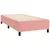 Vidaxl Box spring postelja z vzmetnico roza 90x200 cm žamet