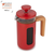 Coffee maker, made from borosilicate glass, 350 ml, Pisa, Red - La C