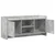 TV ormar 102 x 33 x 47 cm Betonska siva Konstruirano drvo