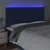 Vidaxl LED posteljno vzglavje modro 180x5x118/128 cm blago