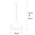 Opviq Luster Sivani-MR-826, 128cm, 30 cm