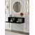 Hanah Home komoda Mimosa 70, 70 cm, crna