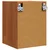 Ormar za Zid Zidne s pohranom 2 pcs Vosak smeđa 30 x 30 x 40 cm
