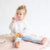 Saro Baby silikonski zobotrebec Fresh Fruit Mustard