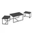 Hanah Home klub sto Levada 9305, 90,45,45 cm, antracit