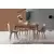 Hanah Home Dallas 555 V4 Stolice, Braon