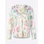 heine Bluza  modra / apno / roza / bela