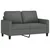 4-dijelni set sofa s jastucima tamnosivi od tkanine