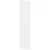 Vidaxl Pokrov za radiator bela 153x19x84 cm trdna borovina