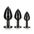 Taboom Butt Plug With Diamond Jewel Black L