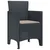 Vrtna stolica 2 pcs Antracit 53 x 49 x 85 cm Polipropilen