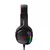 HAVIT gaming LED slušalke z mikrofonom GAMENOTE 7.1 RGB, črne-rdeče