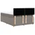 Vidaxl Box spring postelja z vzmetnico taupe 160x200 cm blago