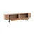 Hanah Home TV Komoda Serenity, 180x50x29.5cm, Smeđe-Crna