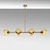 Opviq Luster Benek-15-14484, 103x40x74cm, IP20, Zlatno-žute boje