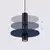 Sollux SL.1884 - Luster na sajli PELTA 1xGU10/10W/230V crna/plava