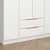 Hanah Home ormar Alin 21033, 140 cm, beli / hrast