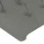 Vidaxl Vzglavje postelje temno sivo 200x7x118/128 cm blago