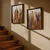 WallXpert set uramljenih MDF slika NAL205-70, siluete nebodera od drveta u nijansama braon, 2 x 50 x 70 cm