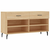 Klupa za cipele boja hrasta 102 x 35 x 55 cm konstruirano drvo