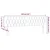 Vidaxl LED posteljno vzglavje krem 160x7x78/88 cm blago