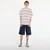 Majice Dickies East Liberty Stripe Ss Tee Egret XL