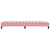 Vidaxl posteljni okvir brez vzmetnice roza 100x210 cm žamet