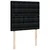 Vidaxl Box spring postelja z vzmetnico črn 90x190 cm blago