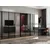 Hanah Home ormar sa reflektujućim staklom Nisa 20655, 360 cm, dore