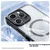 ALittleFlower Maska za mobilni telefon iPhone 16 Pro, Providno-crna
