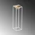 Aberto Design Dekorativna saksija GED-020-C, 80 cm, O 26 cm ,, Bela