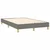Vidaxl Box spring postelja z vzmetnico temno siva 120x200 cm blago