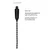ElectroShock E-Stimulation Vibrating Urethral Sounding Plug Black
