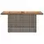 Vrtni stol sivi 100x55x73 cm od poliratana i bagremovog drva