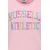 Russell Athletic AUTUMN S/S CREWNECK TEE SHIRT, ženska majica, roza A41011