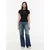 Tommy Jeans Majica Script Rib DW0DW22809 Črna Slim Fit