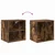 Vidaxl Viseča omarica Dimljeni oreh 40 x 29,5 x 40 cm Konstruiran les