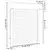 Roletna Bijeli 70 x 100 cm Aluminij i poliuretan