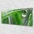tulup.si Slika na akrilnem steklu Dew drop leaf grass 125x50 cm 4 obešalnika