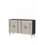 Hanah Home komoda Ilay 120, 120 cm, antracit / travertin / srebrna