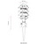 Lessentiel Maison Spoljna zidna lampa BBO-68161-BSY, 50 cm, IP65, E27, Crna
